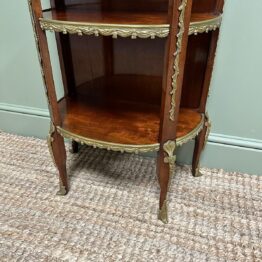 Superb Quality Mahogany Antique Etagere