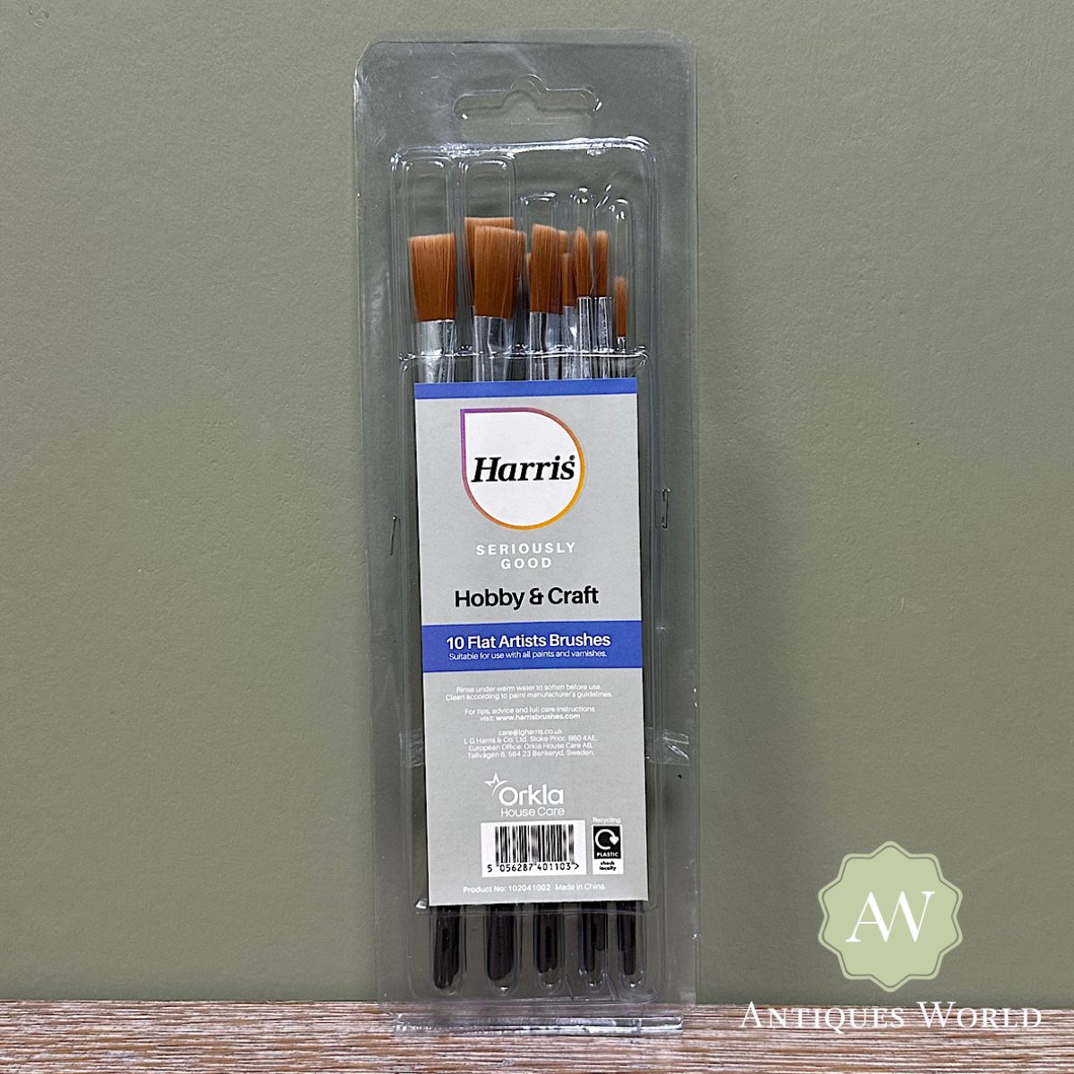 Harris Detailed Flat Brush Set 1 Harris Detailed Flat Brush Set