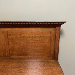 Quality Edwardian Oak Antique Bench