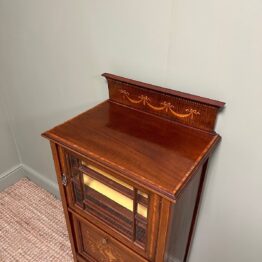 Quality Antique Edwardian Music Cabinet 