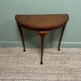 Stunning Small Demi Lune Side Table