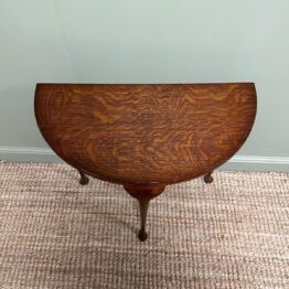 Stunning Small Demi Lune Side Table