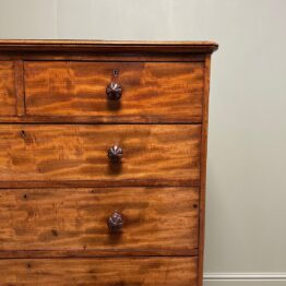 Tall Antique Victorian Mahogany Chest of Drawers