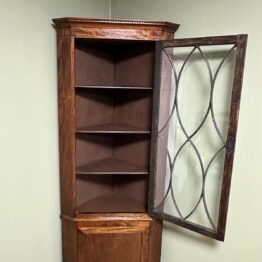 Stunning Antique Victorian Corner Cabinet