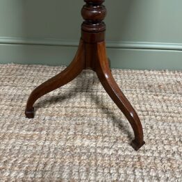 Elegant 19th Century Antique Mahogany Occasional Table