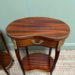 Superb Pair of Antique Side Tables / Lamp Tables