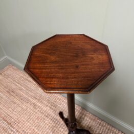 Unusual Victorian Mahogany Antique Torchere