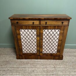 Spectacular Regency Rosewood Antique Cabinet