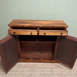 Spectacular Regency Rosewood Antique Cabinet