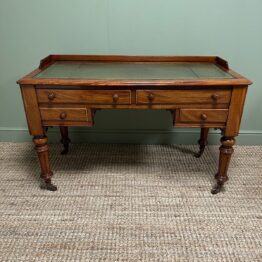 Antique Victorian Mahogany Writing Table