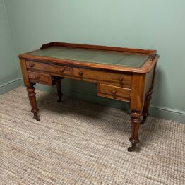 Antique Victorian Mahogany Writing Table