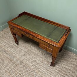 Antique Victorian Mahogany Writing Table