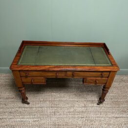 Antique Victorian Mahogany Writing Table