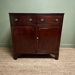 Quality Mahogany Antique Georgian Press Cupboard