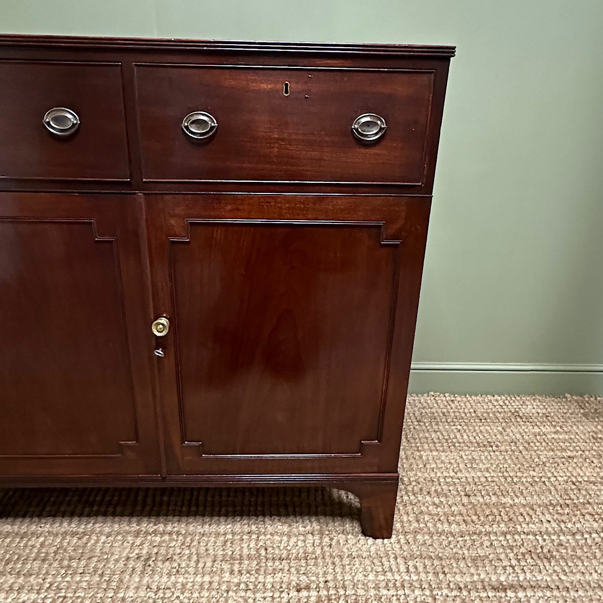 Quality Mahogany Antique Georgian Press Cupboard 8 Quality Mahogany Antique Georgian Press Cupboard