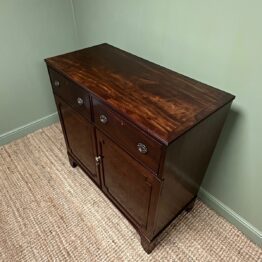 Quality Mahogany Antique Georgian Press Cupboard