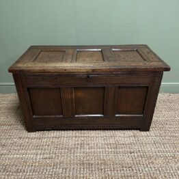 Country House Period Oak Antique Kist