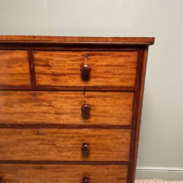 Quality Victorian Mahogany Antique Chest by Edwards & Roberts