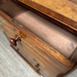 Quality Victorian Mahogany Antique Chest by Edwards & Roberts