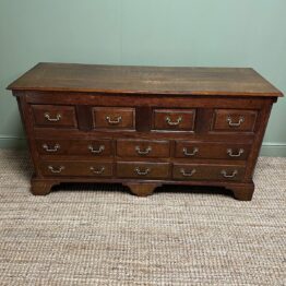 Period 18th Century Georgian Oak Antique Dresser