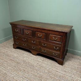 Period 18th Century Georgian Oak Antique Dresser