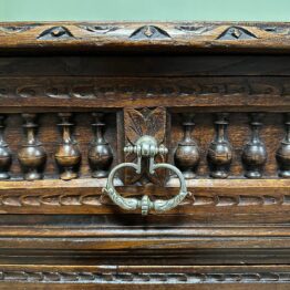 Spectacular Antique Victorian Oak Chest Of Drawers