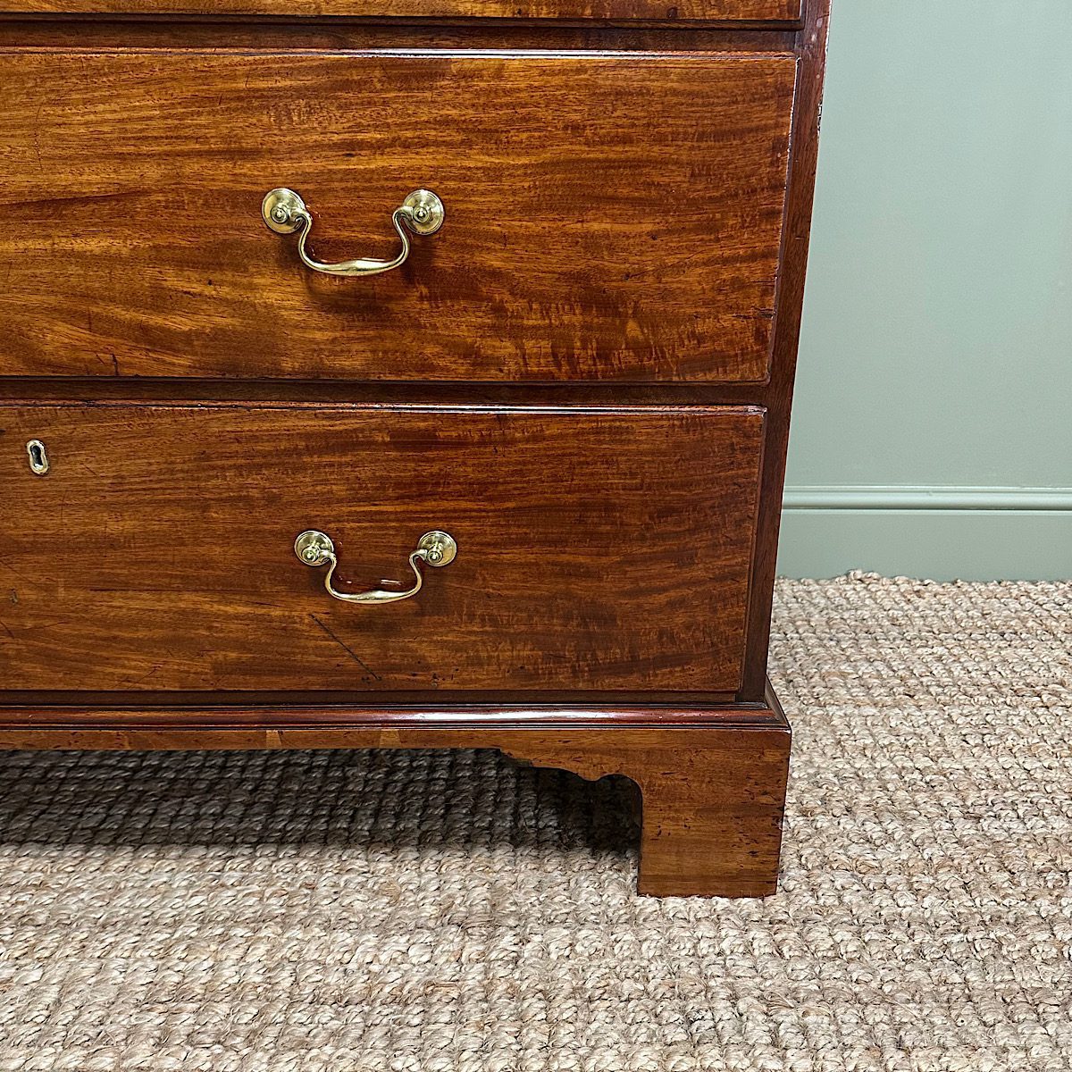 Spectacular Mahogany Georgian Antique Chest on Chest / Tall Boy 6 Spectacular Mahogany Antique Georgian Chest on Chest / Tall Boy