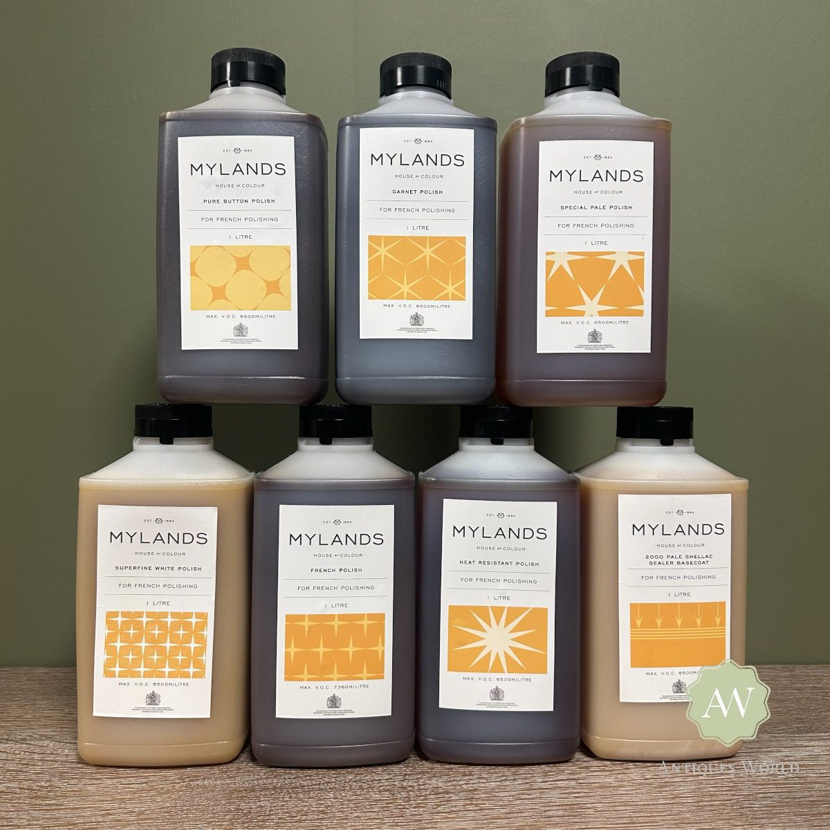 Mylands Shellac Polishes - 1 Litre 1 Mylands Shellac Polishes