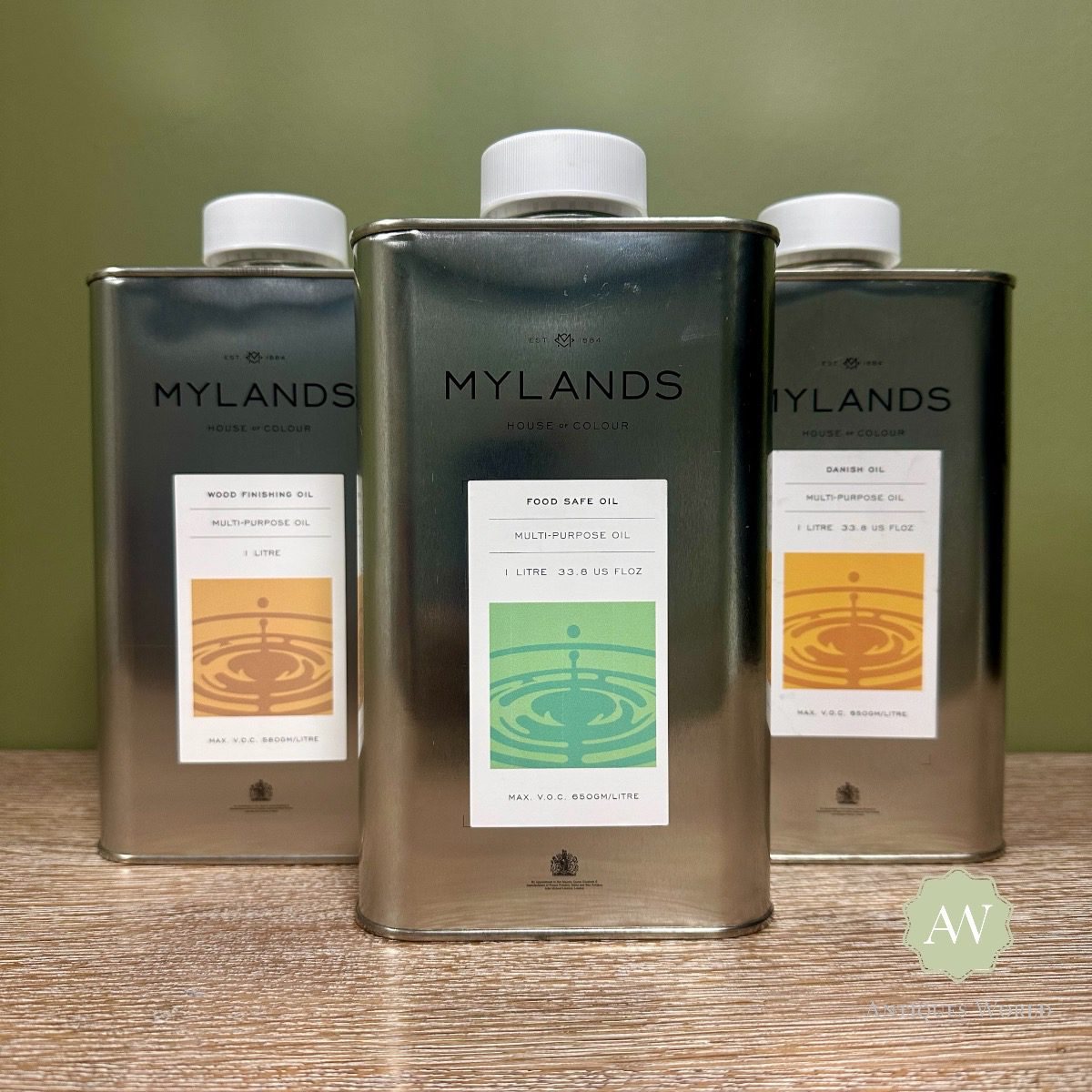 Mylands Wood Oil - Choose Wood Finishing Oil, Food Safe Oil or Danish Oil 1 Mylands Wood Oil