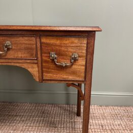 Country House Georgian Mahogany Antique Low Boy / Side Table