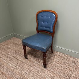 Quality Set Of Six Antique Victorian Mahogany Dining Chairs