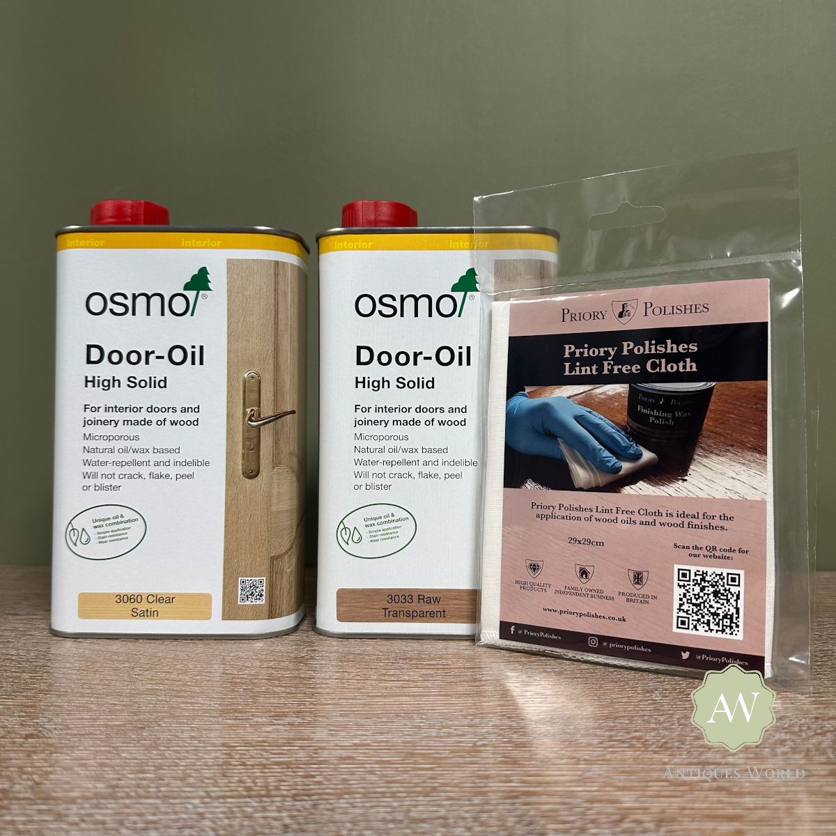 Osmo Door Oil with free lint free cloth