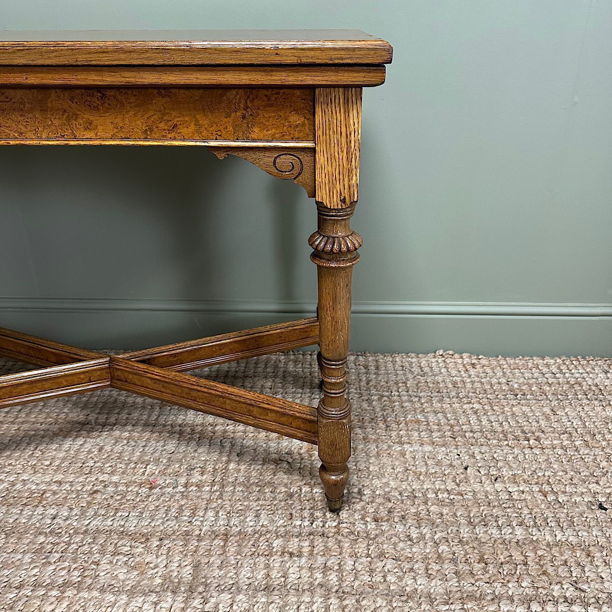 Stunning Victorian Antique Oak Games Table 8 Stunning Victorian Antique Oak Games Table