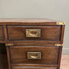 Country House Antique Campaign Desk