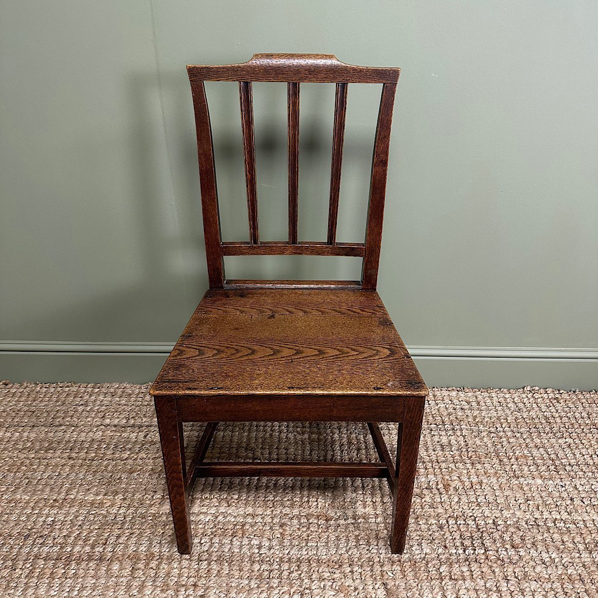 Country House Oak Set of 4 Antique Chairs 9 Country House Oak Set of 4 Antique Chairs