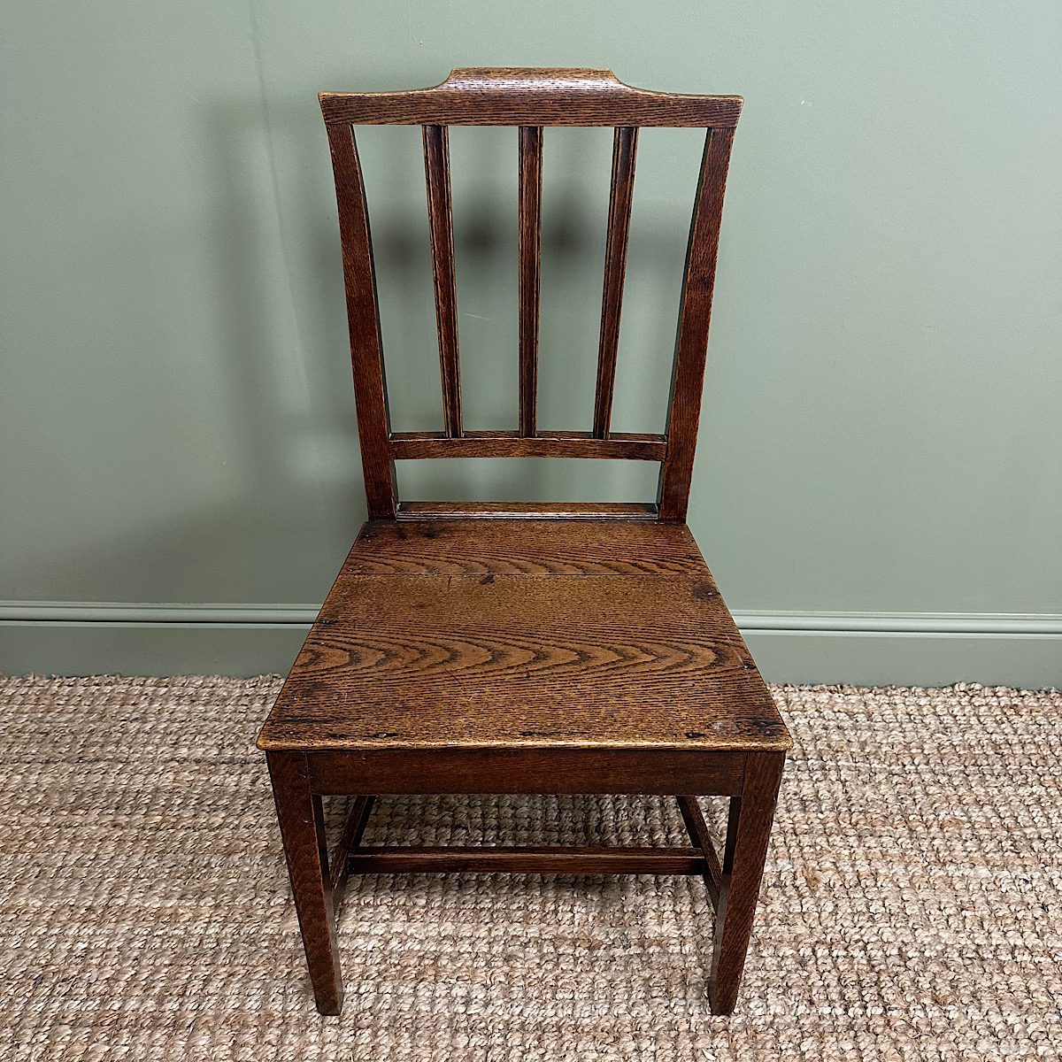 Country House Oak Set of 4 Antique Chairs 7 Country House Oak Set of 4 Antique Chairs