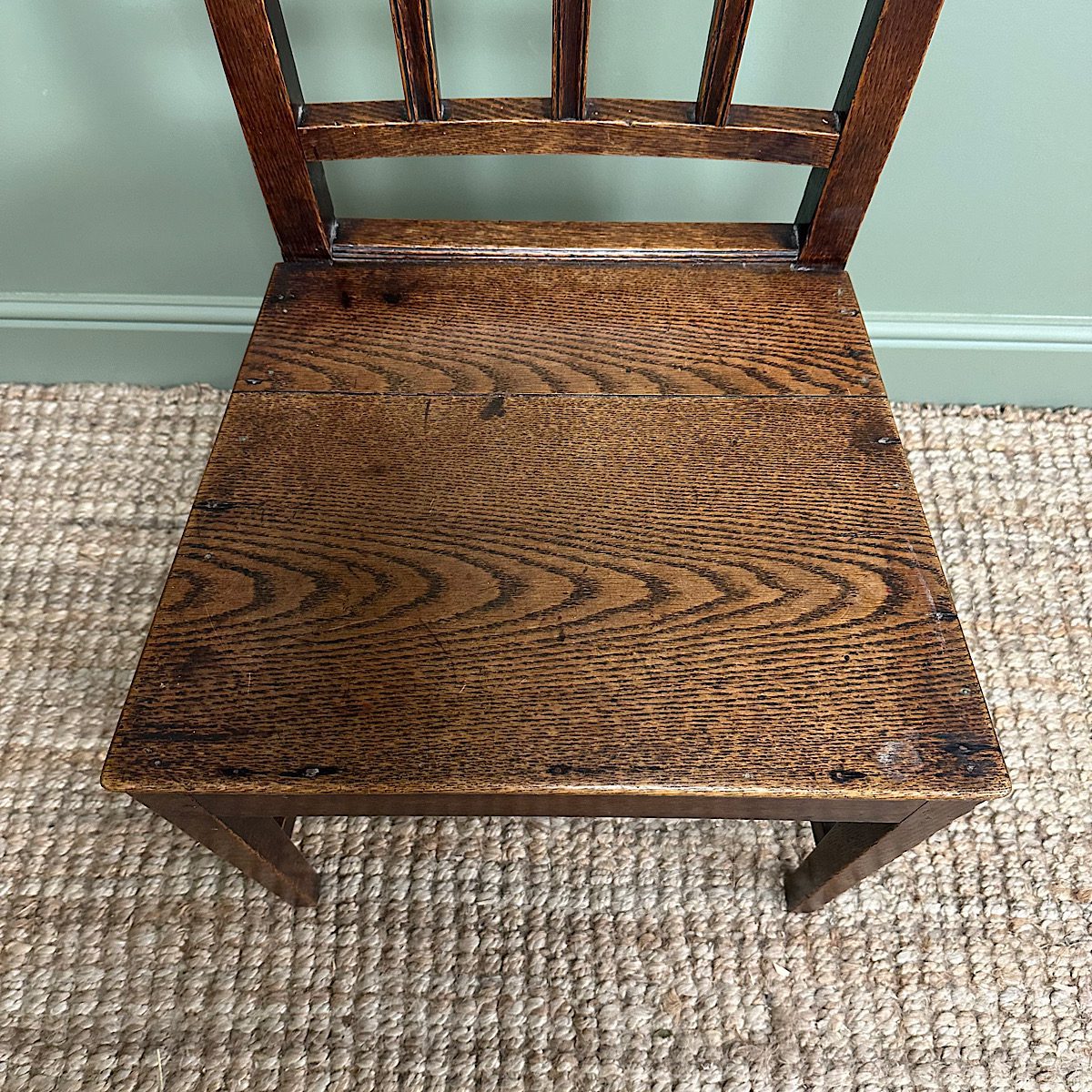 Country House Oak Set of 4 Antique Chairs 6 Country House Oak Set of 4 Antique Chairs