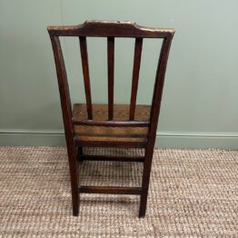 Country House Oak Set of 4 Antique Chairs