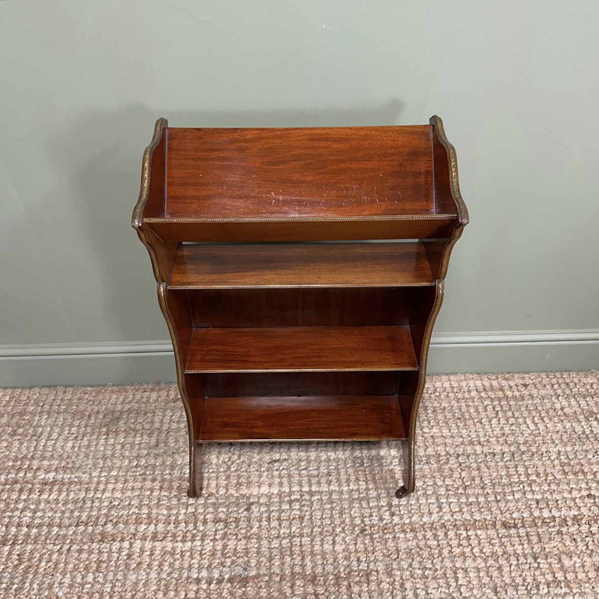 High Quality Edwardian Antique Book Trough 7 High Quality Edwardian Antique Book Trough