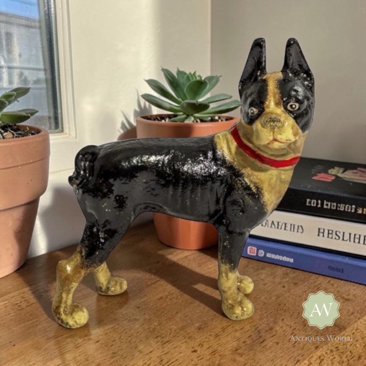 Cast Iron Boston Terrier Door Stop 6 Cast Iron Boston Terrier Door Stop