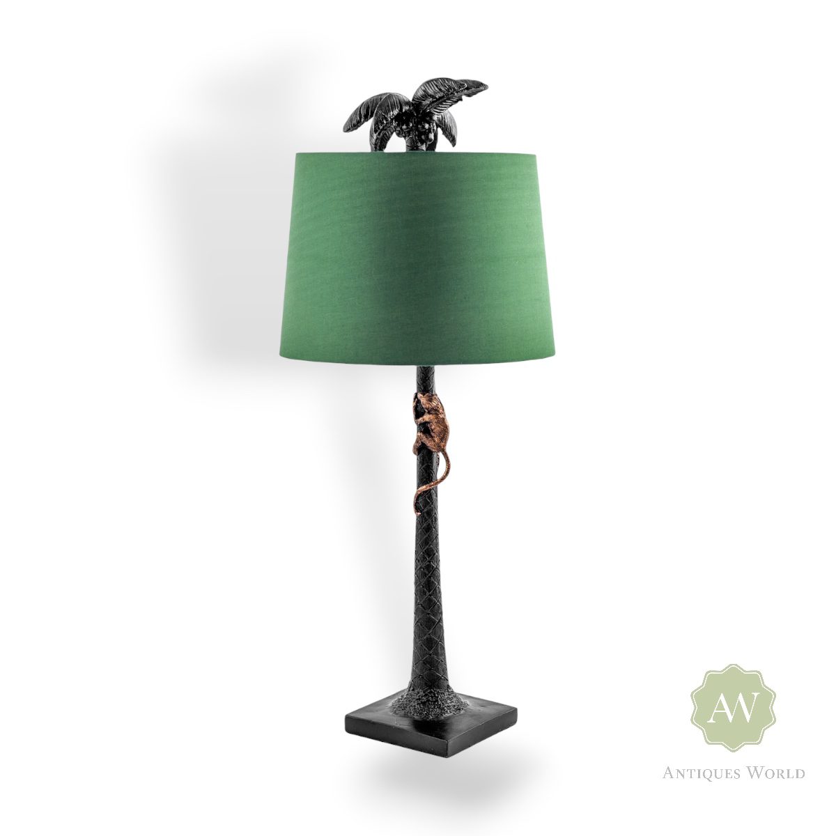 Palm Tree with Climbing Monkey Table Lamp 1 Palm Tree with Climbing Monkey Table Lamp