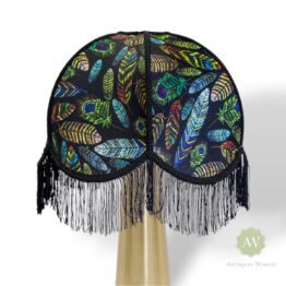 Feather Design Frilled Lampshade