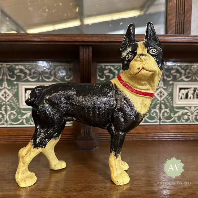 Cast Iron Boston Terrier Door Stop 12 Cast Iron Boston Terrier Door Stop Lifestyle