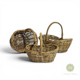 Rustic Woven Picker Baskets