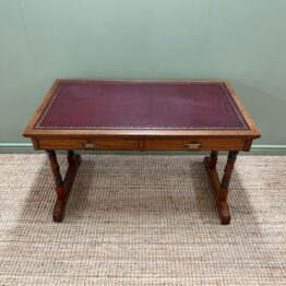 Quality Walnut Victorian Antique Writing Desk by Gillows