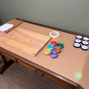 Chestnut Rainbow Wax - Example 1