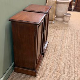 Antique Victorian Mahogany Pair of Bedside Cabinets