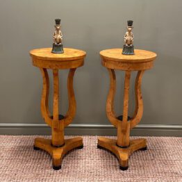 Superb Pair of Antique Side Tables / Lamp Tables