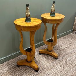 Superb Pair of Antique Side Tables / Lamp Tables