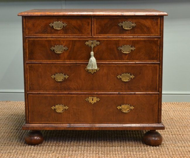 Osmo Polyx Oil Rapid - Clear or Tinted Shades 17 Queen Anne Antique Furniture - Walnut Chest